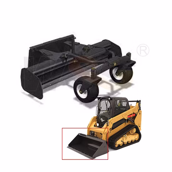 스키드 스티어 로더 부착물, 로더용 유압 스노우 블레이드